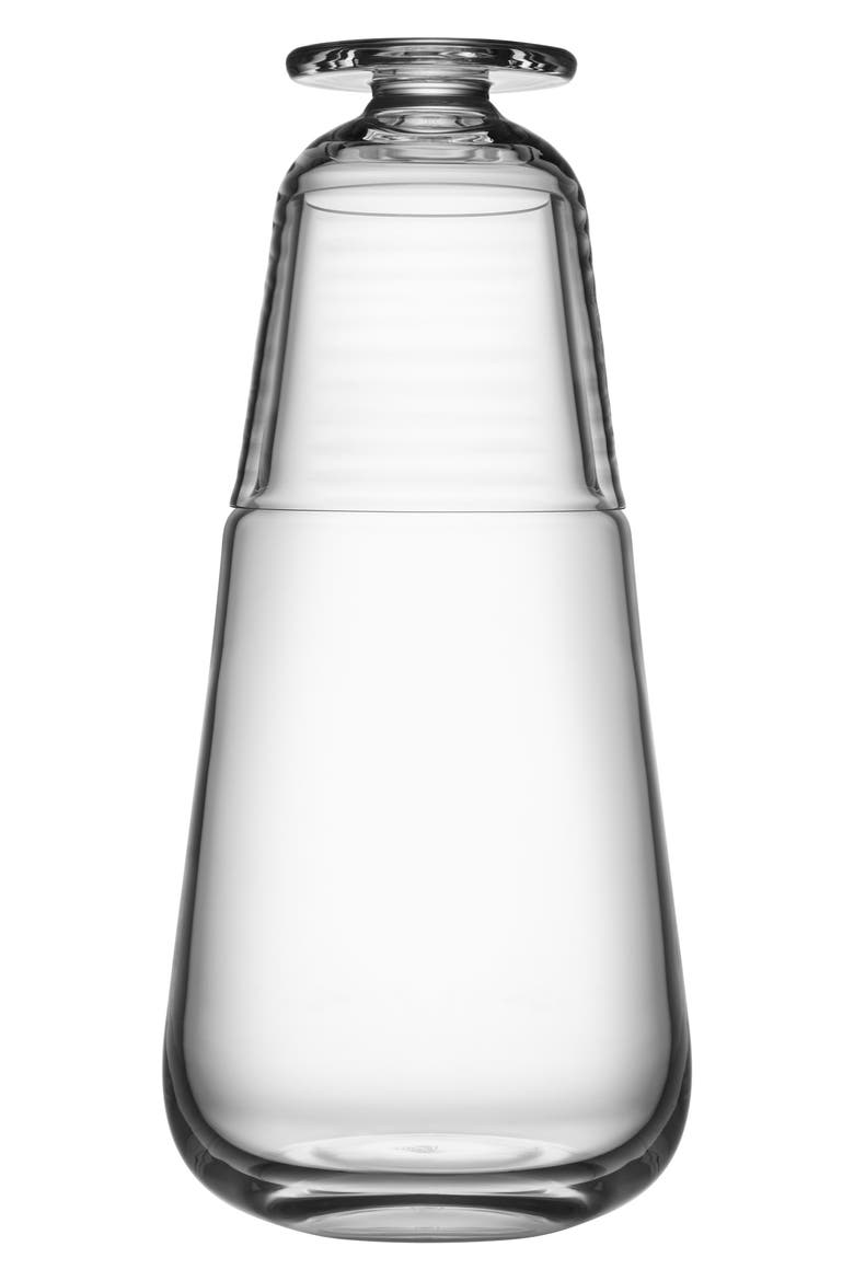Viva Carafe & Small Glass Set, Main, color, CLEAR