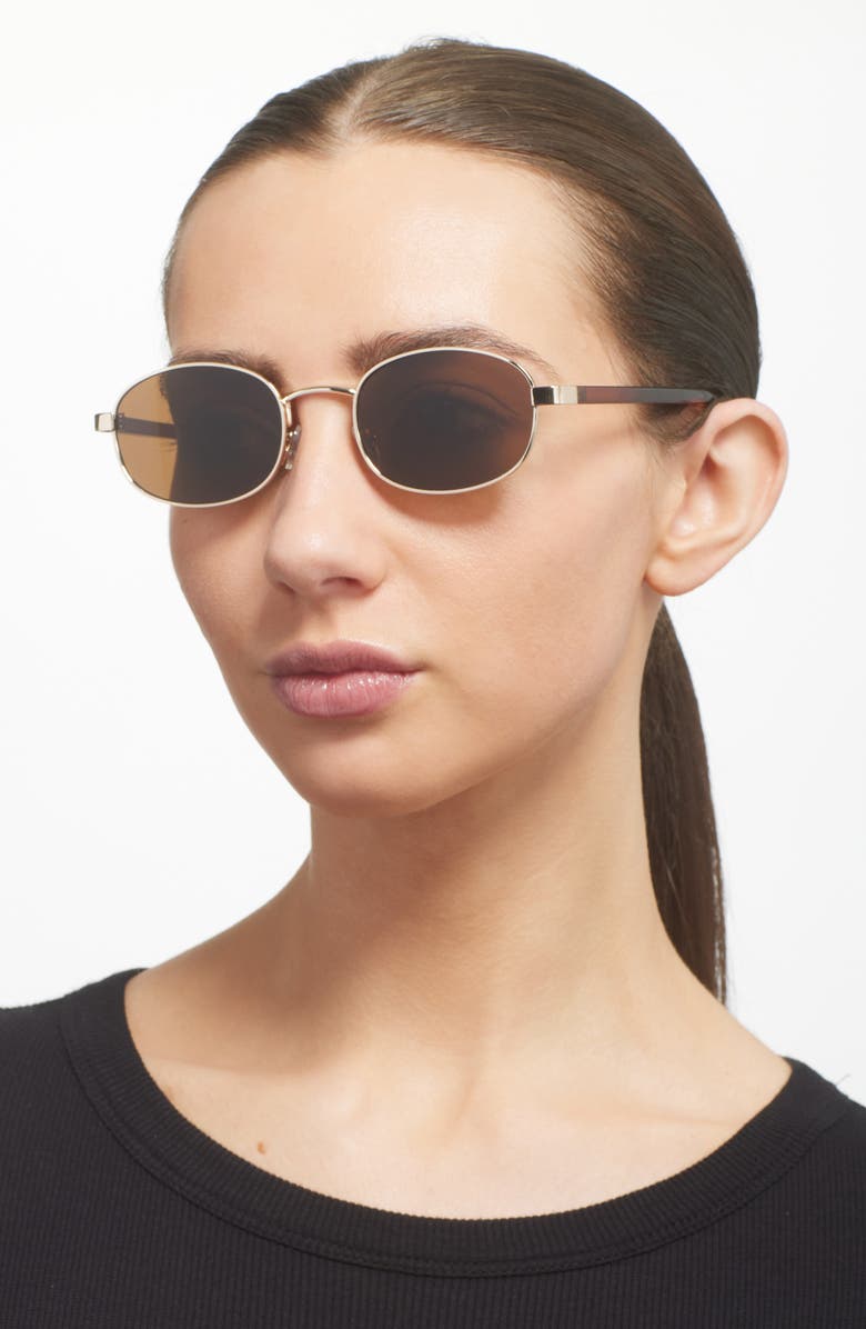 BP. Round Sunglasses, Alternate, color, Gold