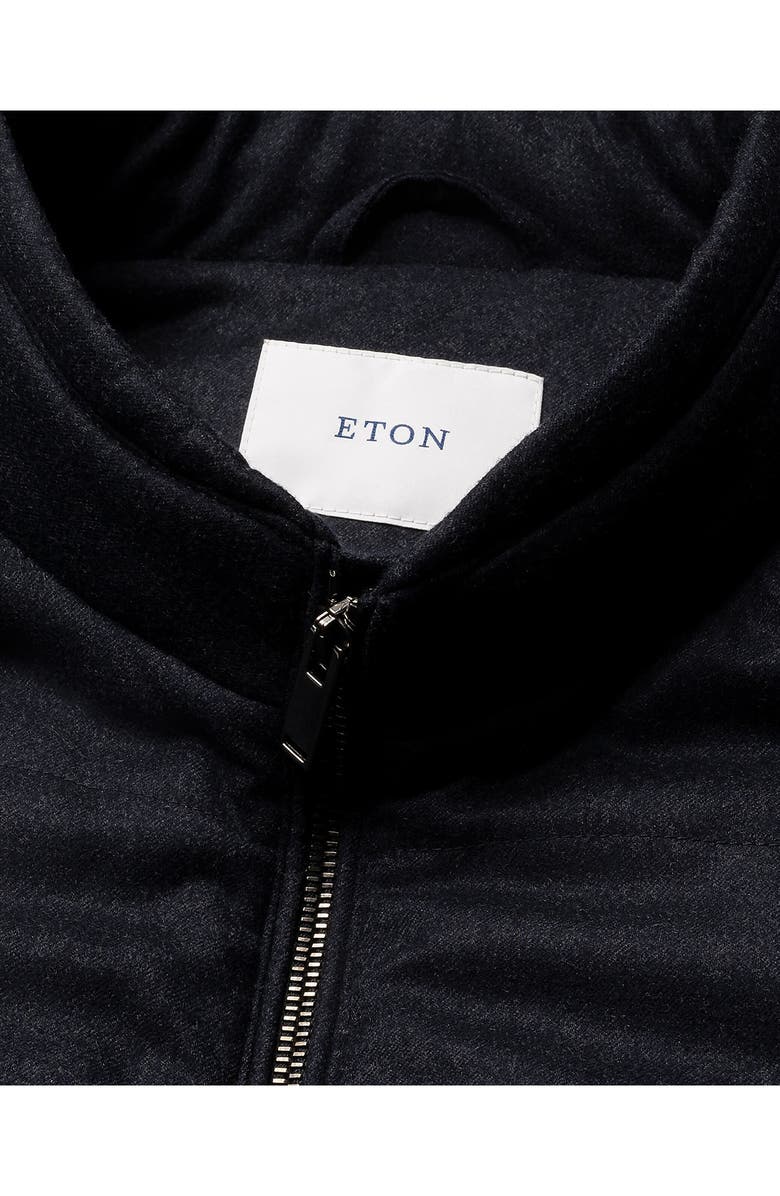 Eton Quilted Wool Vest, Alternate, color, Navy