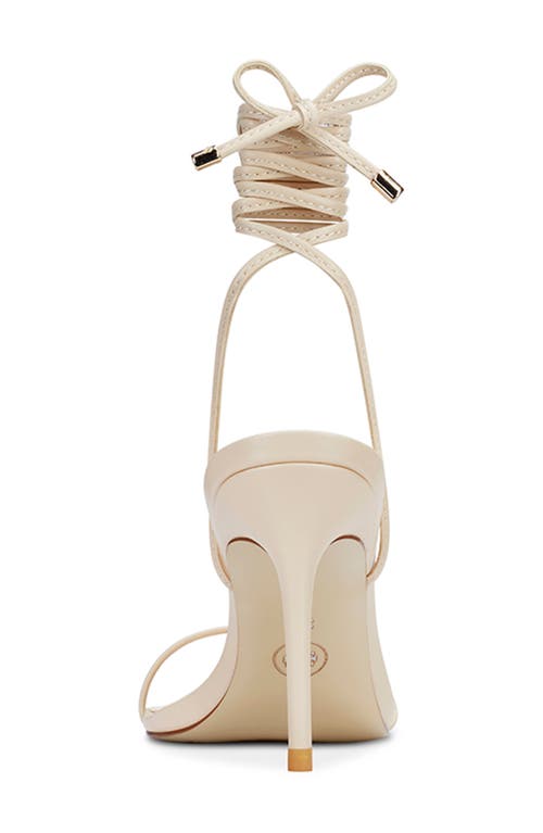 Femme La 3.0 Barely There Ankle Wrap Sandal In Neutral