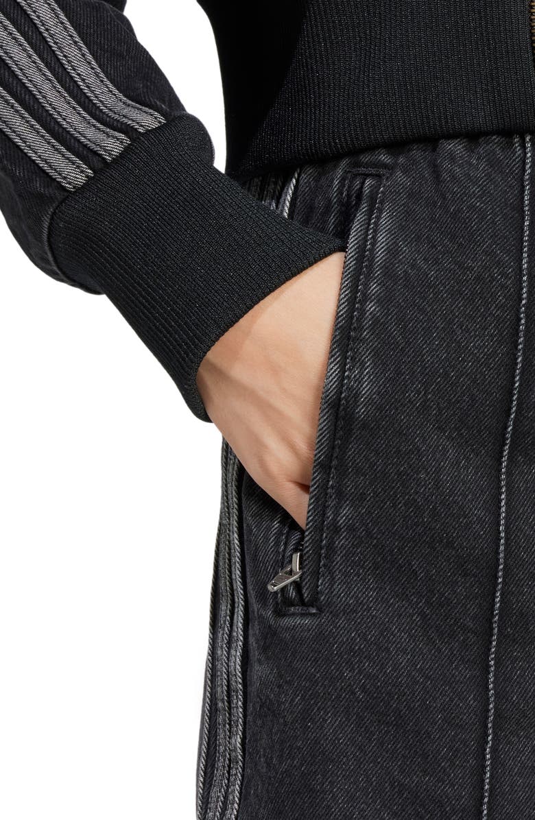 adidas Originals Adicolor Firebird Denim Shorts, Alternate, color, Trublc