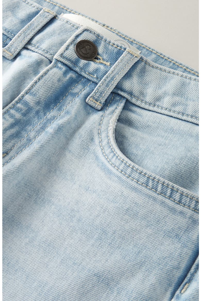 Kids' Loose Fit Stretch Denim Flare Leg Jeans, Alternate, color, ULTRA LIGHT WASH