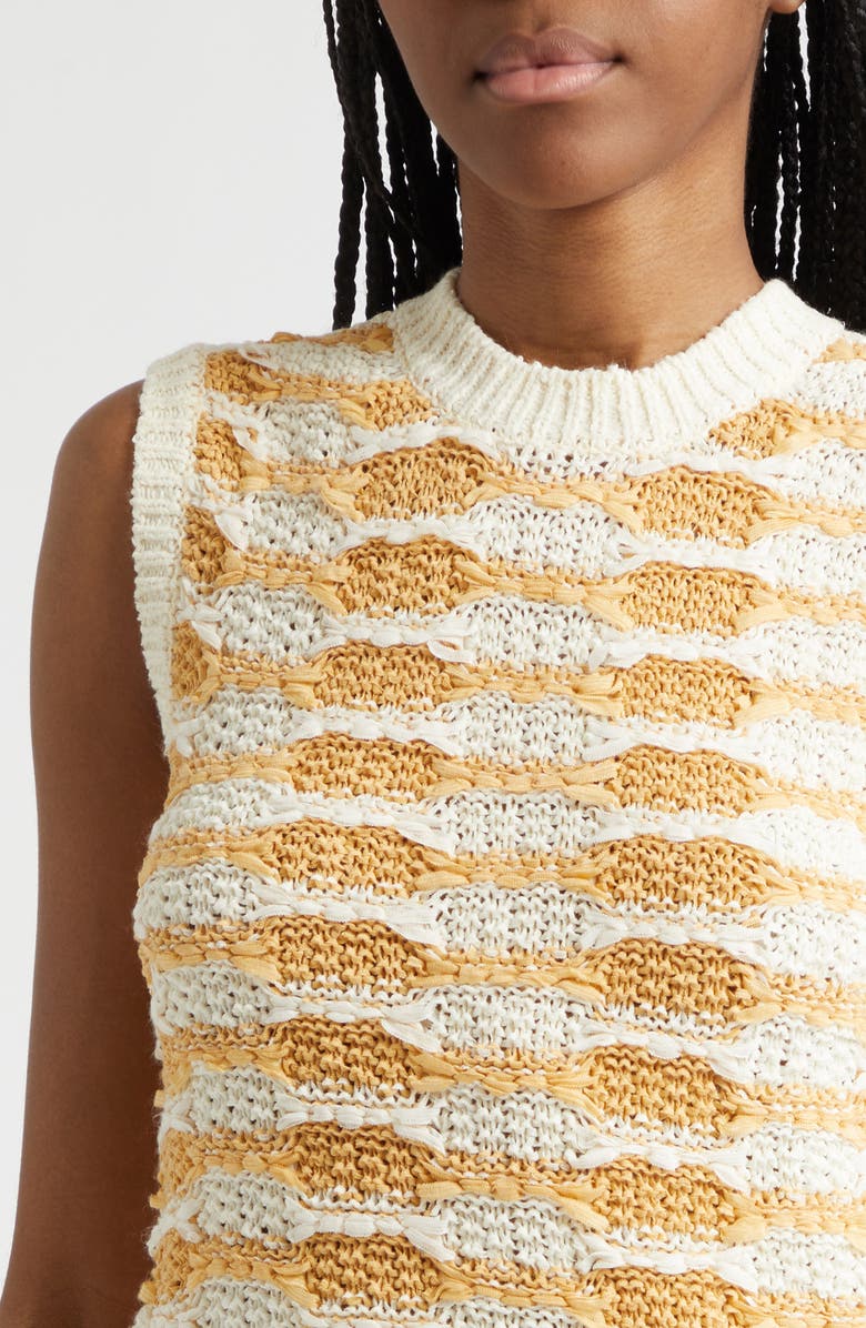 Ulla Johnson Patrizia Stripe Knit Tank, Alternate, color, Beach
