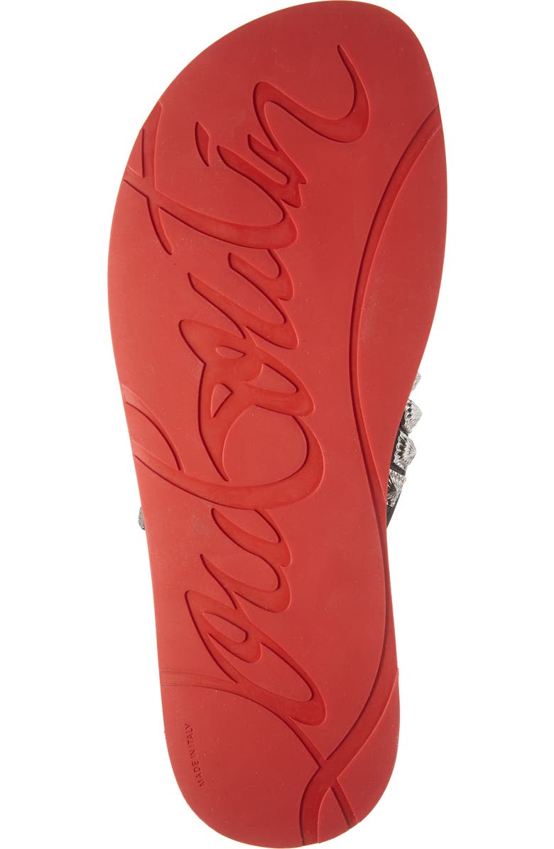 Christian Louboutin Loubi Flip Flop, Alternate, color,