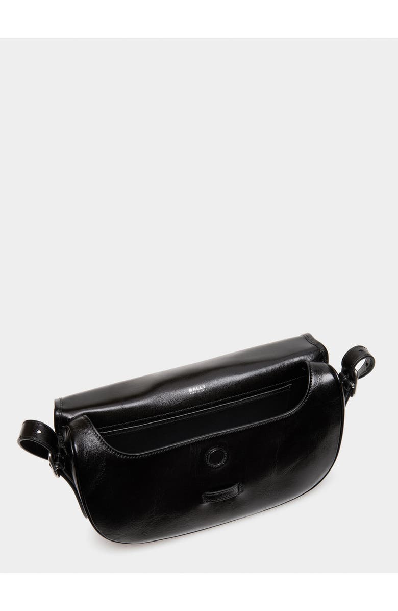 Bally Beckett Crossbody Bag in Leather, Alternate, color, Black+Palladio