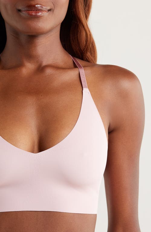 True & Co. True & Co Triangle Lace Racerback Bralette In Blue