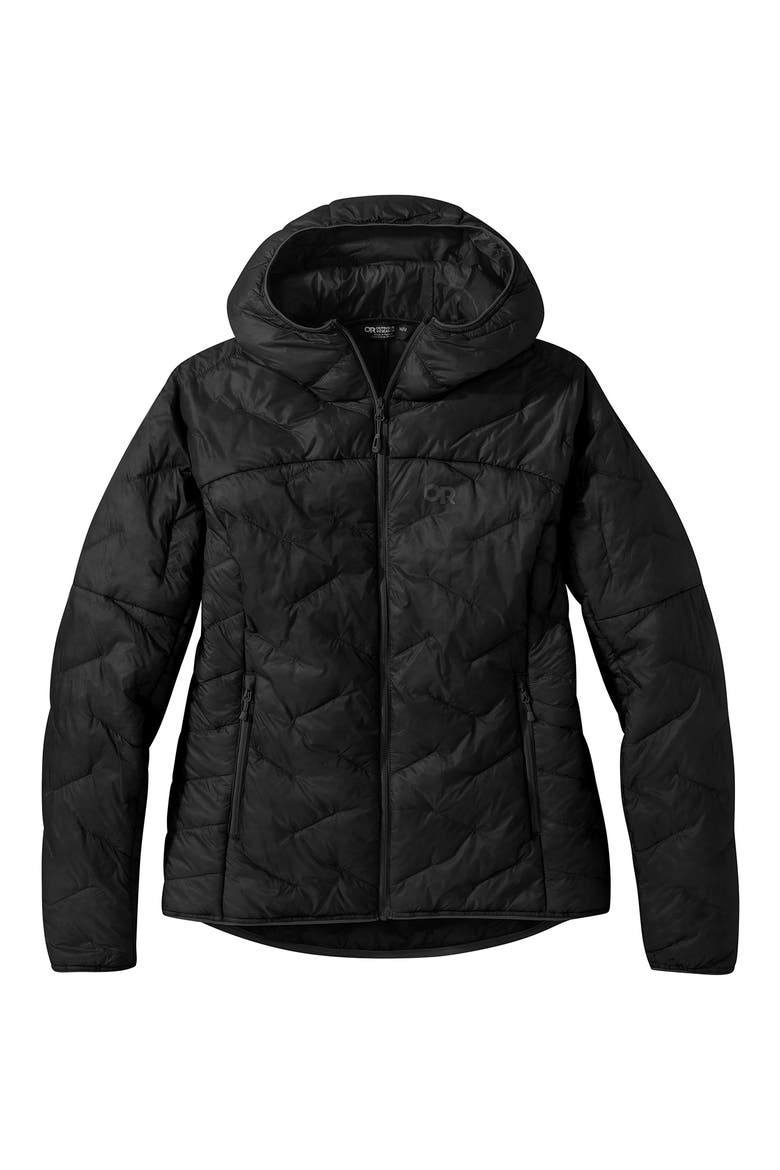 SuperStrand LT Hooded Jacket, Alternate, color, SOLID BLACK