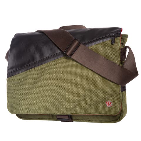 Grand Army Medium Messenger Bag with Back Zipper
