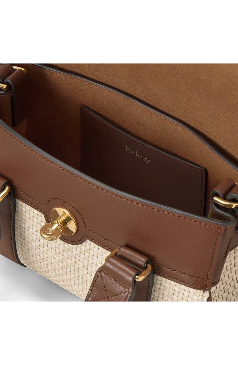 Mulberry Mini Bayswater, Alternate, color, Ecru-Bright Oak