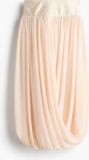 H&M Draped Chiffon Skirt