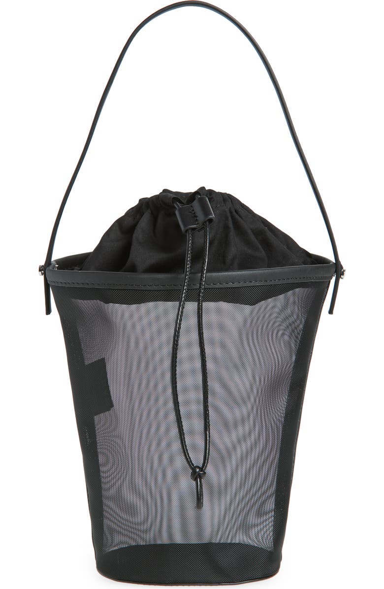 COS Mini Mesh Bucket Bag, Main, color,