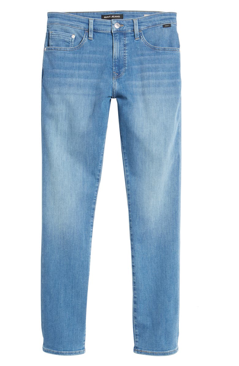 Mavi Jeans Marcus Slim Straight Jeans, Alternate, color, Mid Brushed Feather Newport