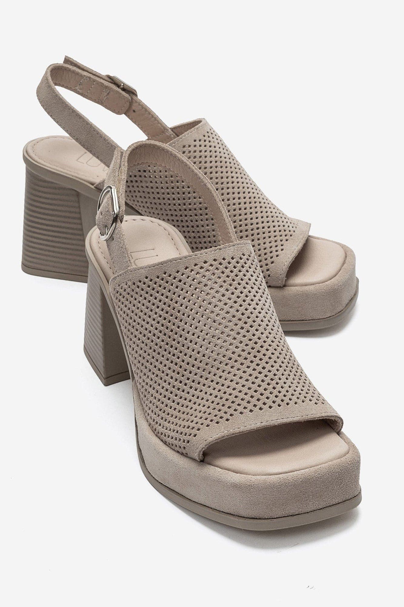 Beige Suede