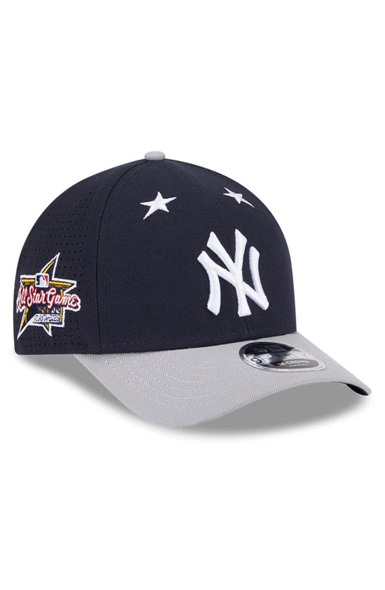 New Era Men's New Era Navy/Gray New York Yankees 2025 MLB All-Star Game 9FORTY M-Crown Adjustable Hat, Main, color, Navy