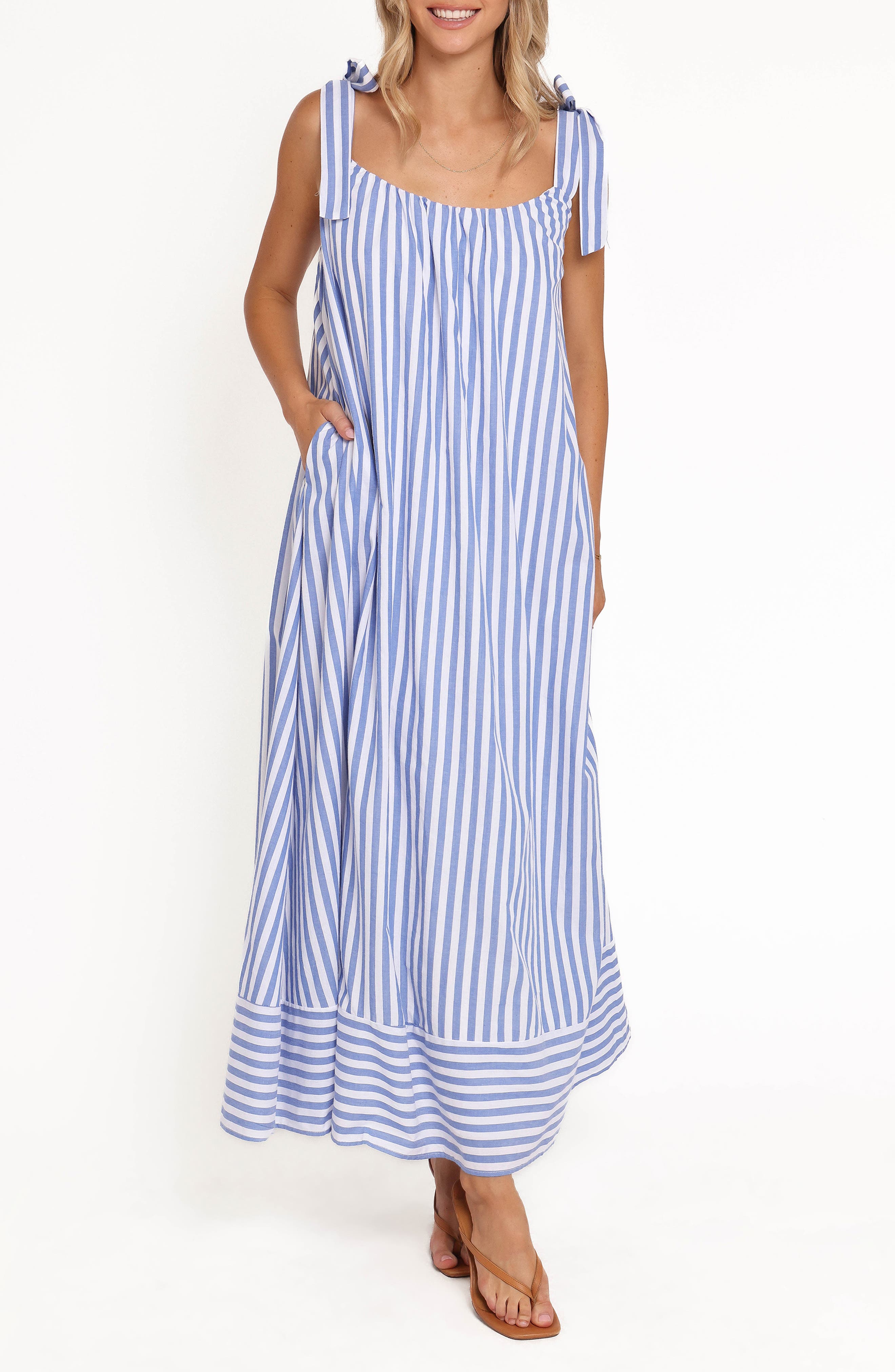 selected NAVY WHITE STRIPE