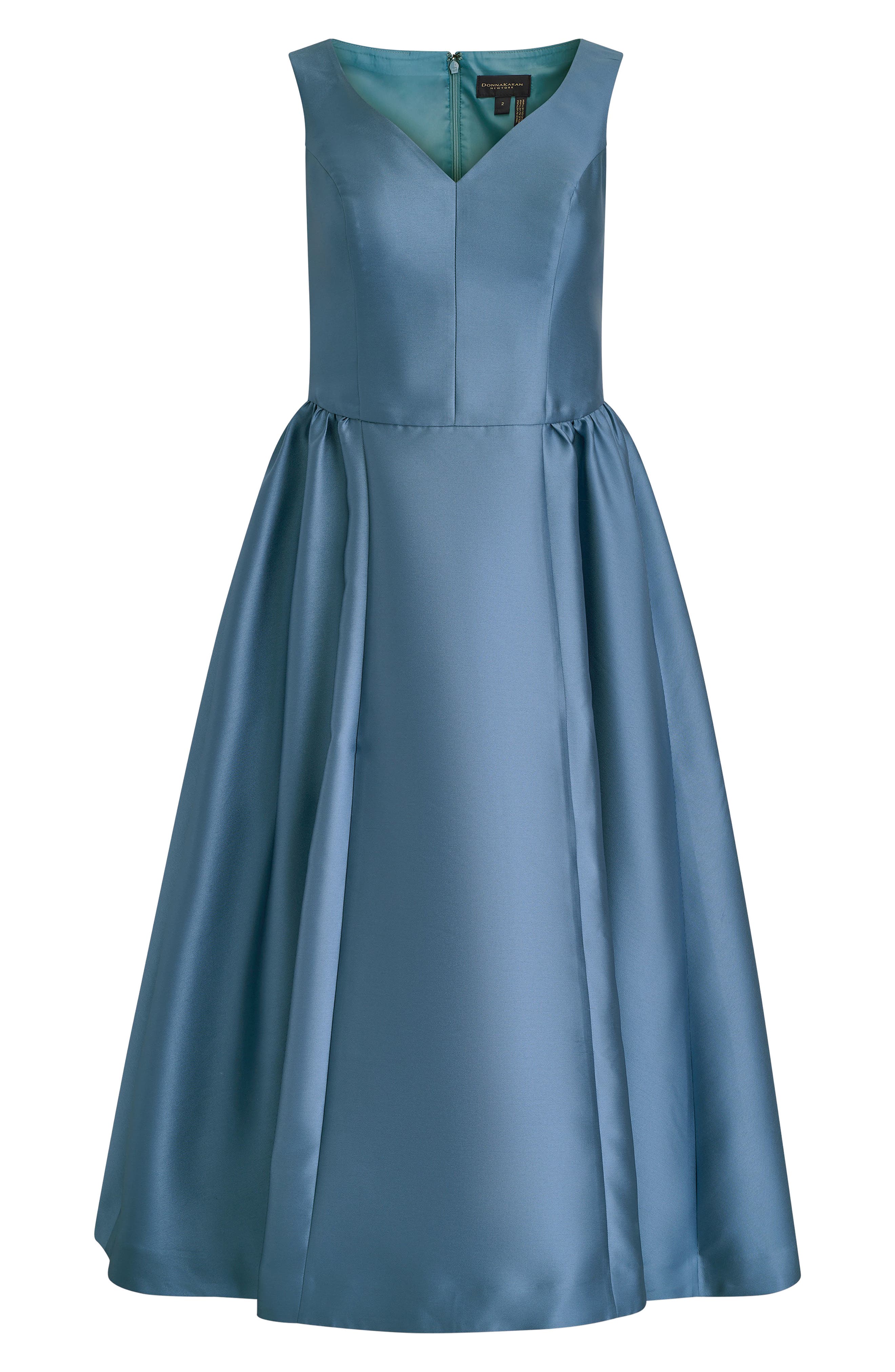 satin a line midi dress Red Satin Square Neck Midi Dress with Corset Back