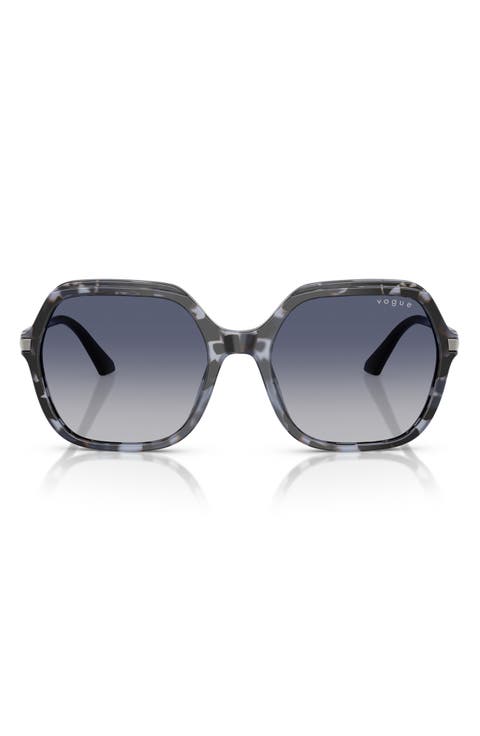 56mm Square Sunglasses