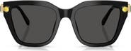 Swarovski 53mm Irregular Sunglasses