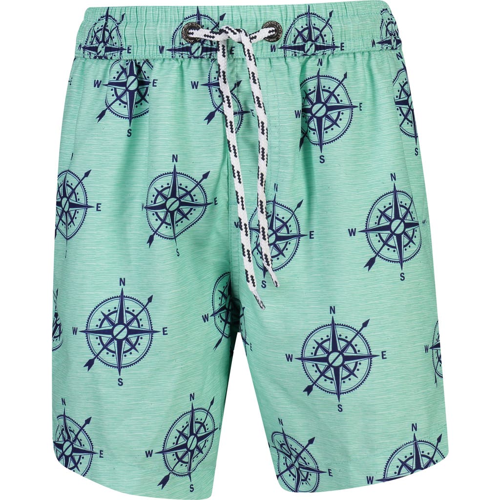 Snapper Rock Little Boy's & Boy's Compass Board Shorts In Green