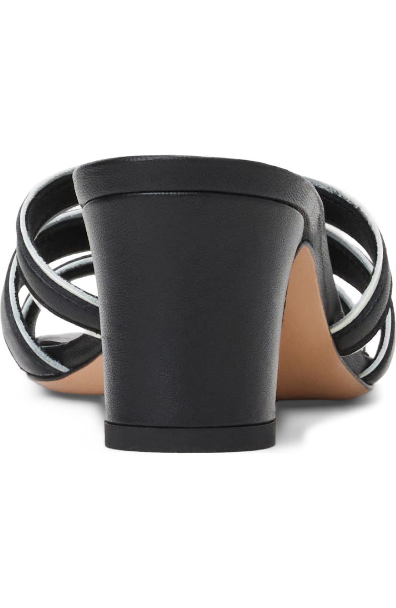 Bruno Magli Enora Slide Sandal, Alternate, color, Black Nappa/ Bone