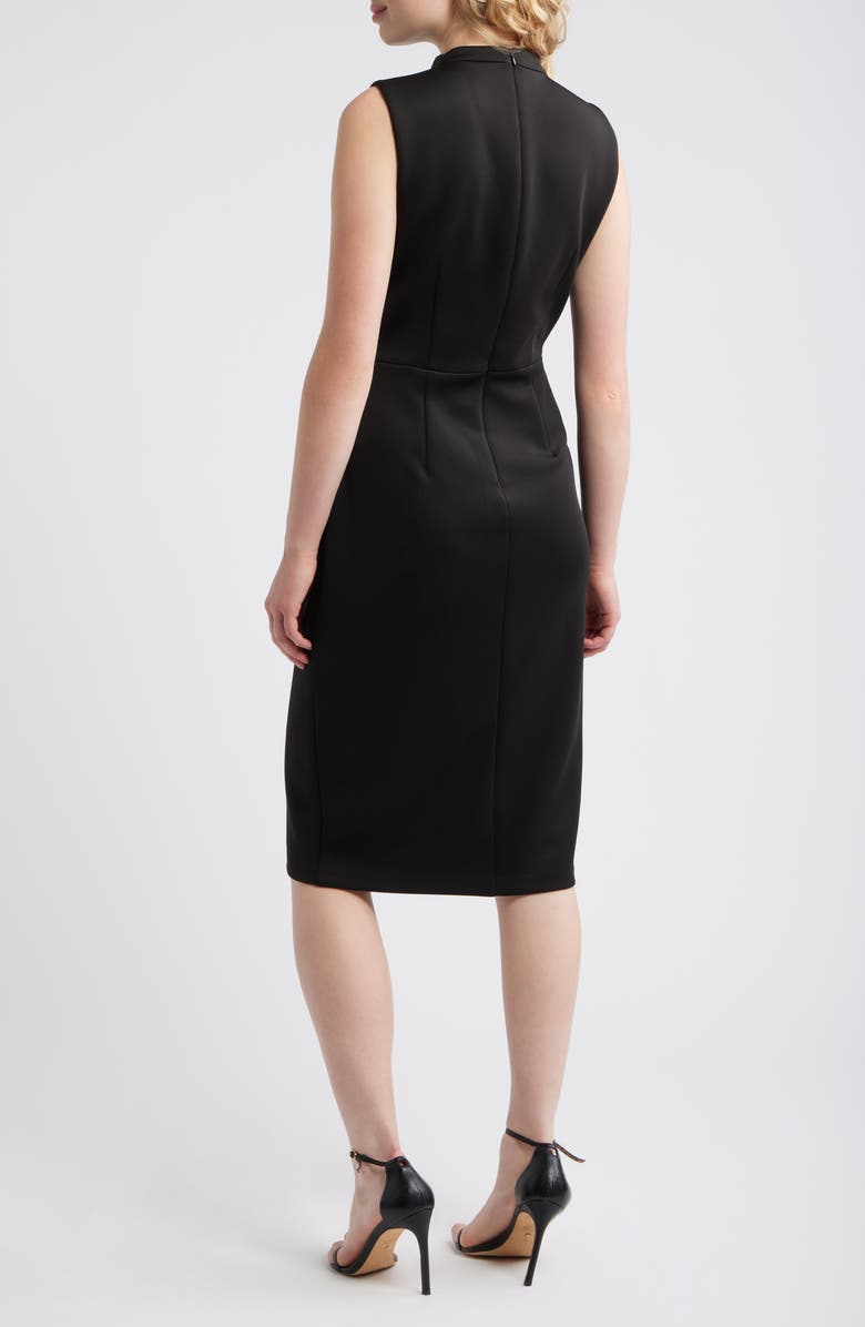 Vince Camuto Laser Cut Scuba Crepe Sheath Dress, Alternate, color,