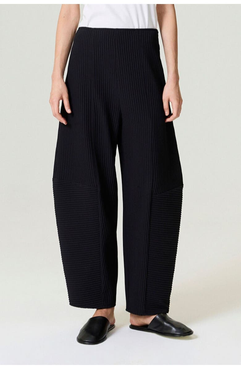 Nocturne Cord Detailed Pants, Main, color, Black