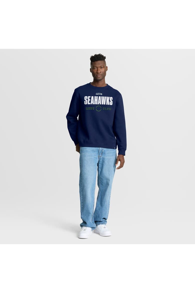 Men's Fanatics College Navy Seattle Seahawks Direct Handoff Legacy Pullover Sweatshirt, Alternate, color, College Navy