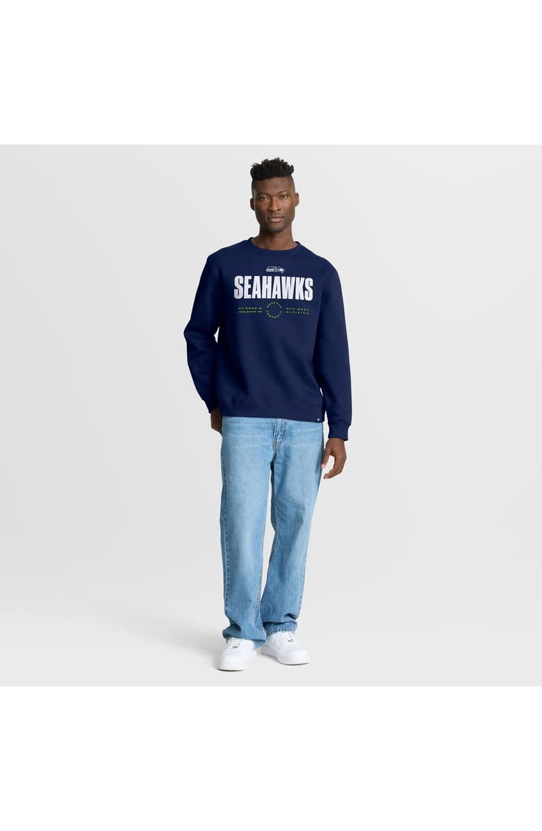 FANATICS Men's Fanatics College Navy Seattle Seahawks Direct Handoff Legacy Pullover Sweatshirt, Alternate, color, College Navy