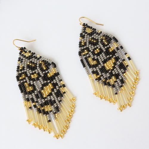 Fosterie Sunset Embera Earrings In Orange