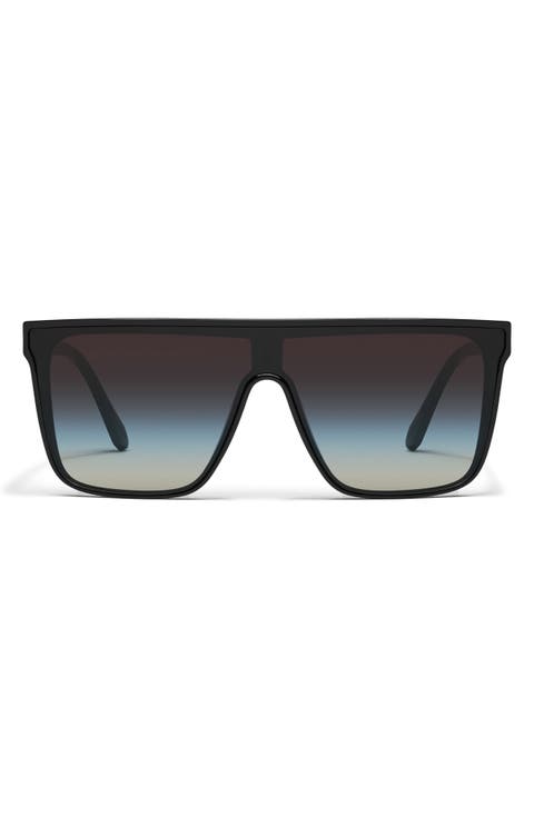 Nightfall Oversize 138mm Gradient Shield Sunglasses