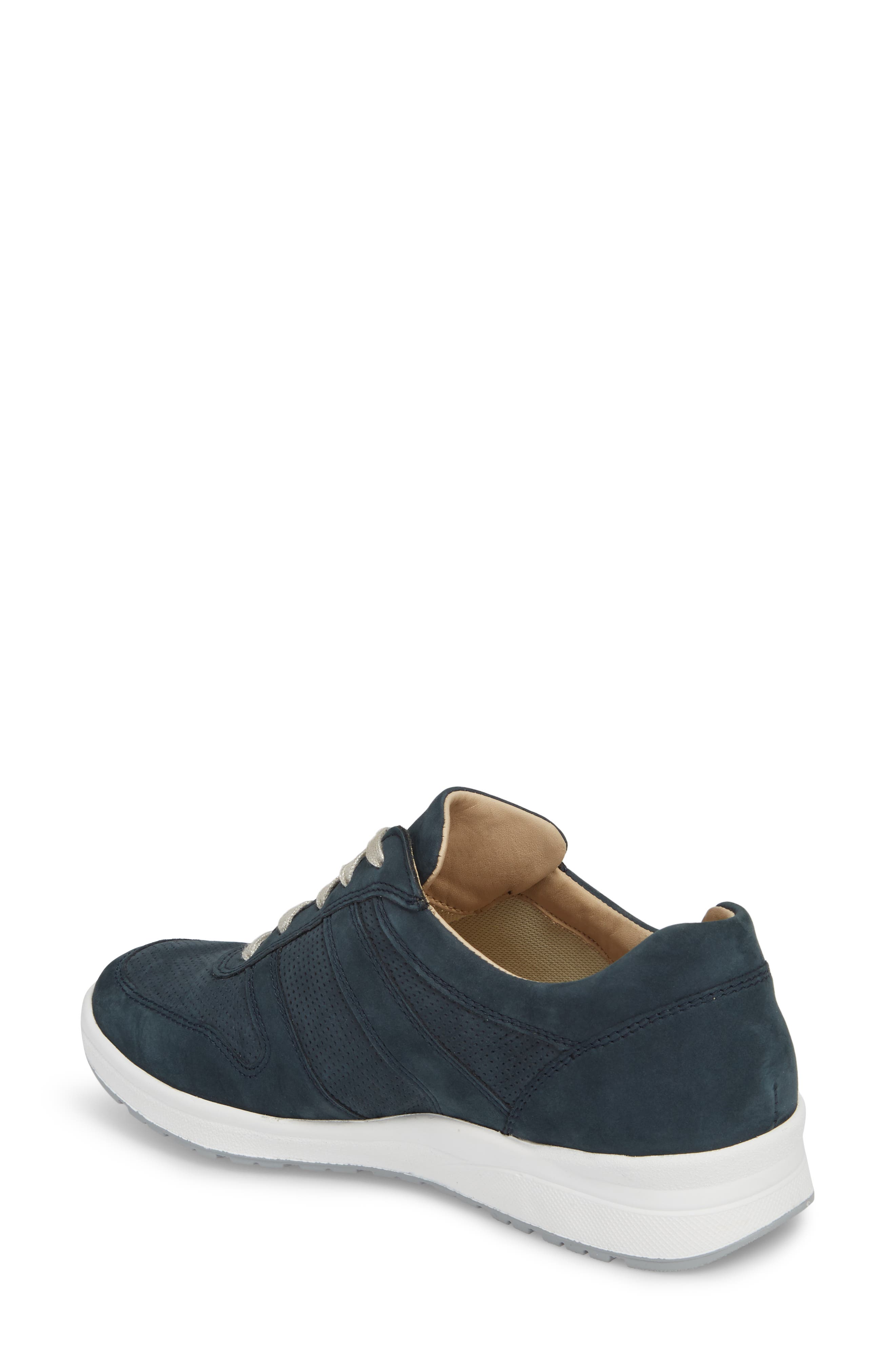 Rebecca Perforated Sneaker, Alternate, color, NAVY