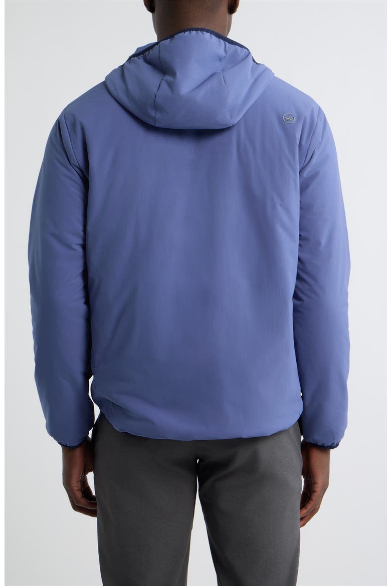 Ridge Half-Zip Hoodie, Alternate, color, BALI BLUE