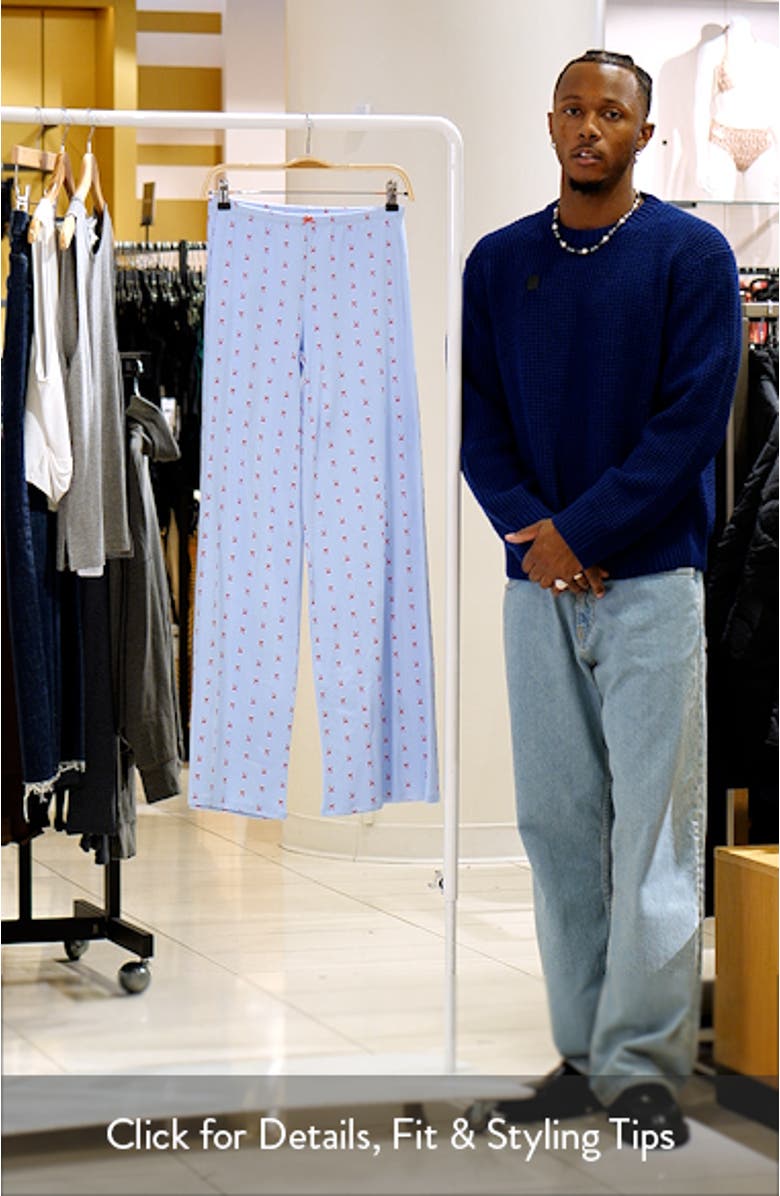 Rib Print Pants, sales video thumbnail