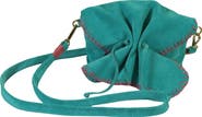 Carlos Falchi Mini Butterfly Suede Leather Bag