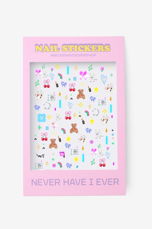 Never Have I Ever Shark Tank Fave Artists Nail Sticker Bundle 1 In Pink