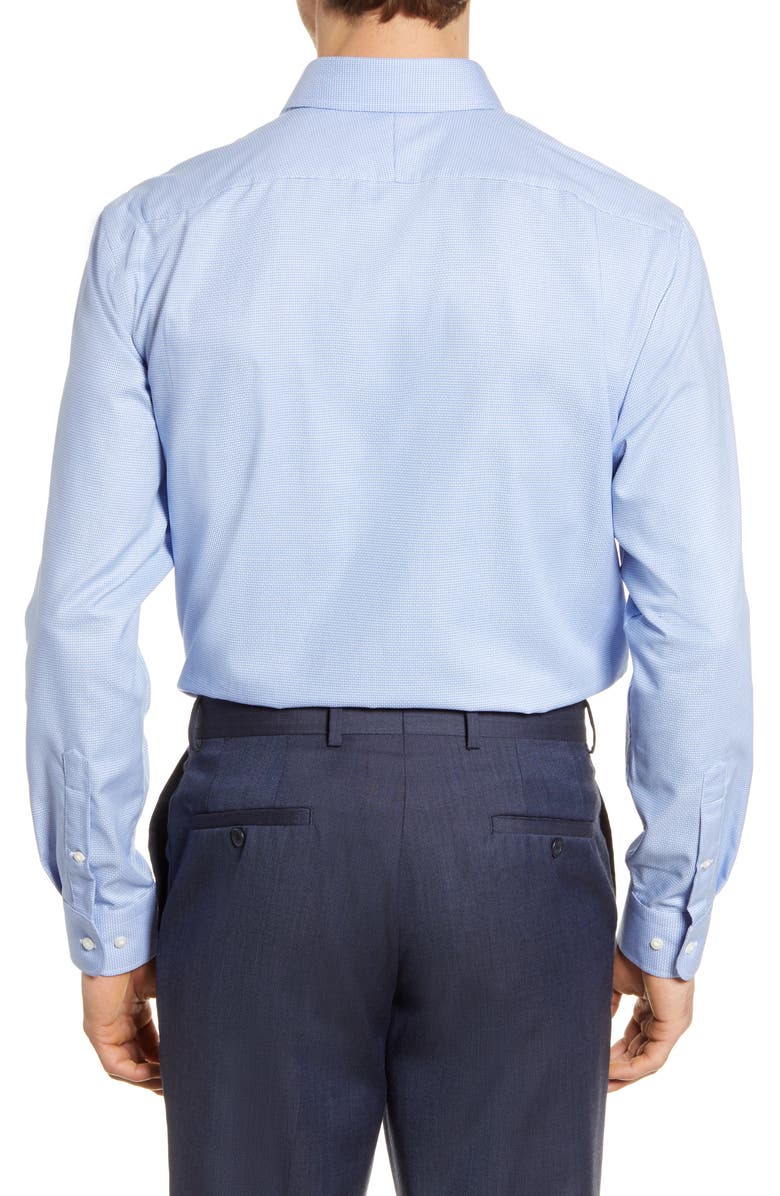 NORDSTROM MEN'S SHOP Traditional Fit Non-Iron Basket Weave Dress Shirt, Alternate, color,