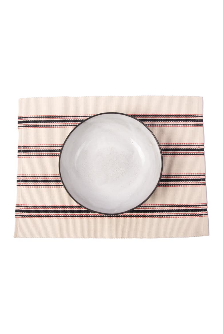 Mistari Striped Placemats Set of 4, Alternate, color, Multi