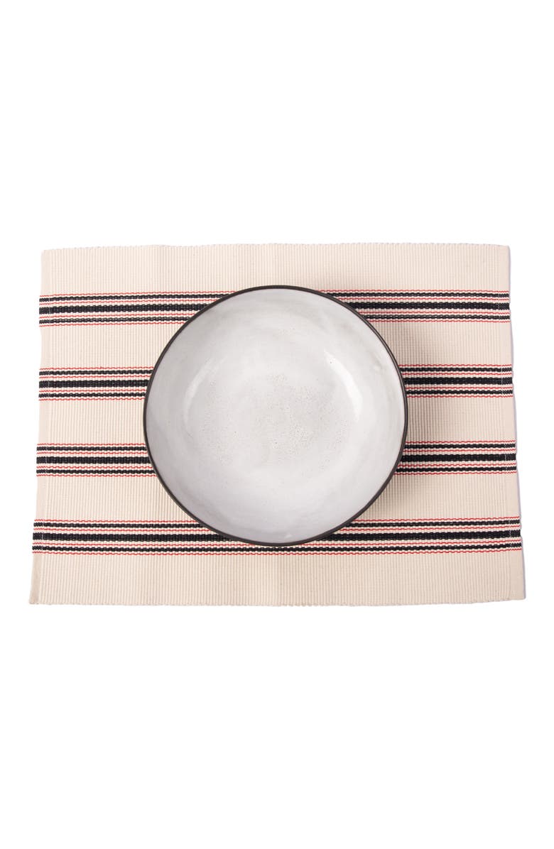 Siafu Home Mistari Striped Placemats Set of 4, Alternate, color, Multi