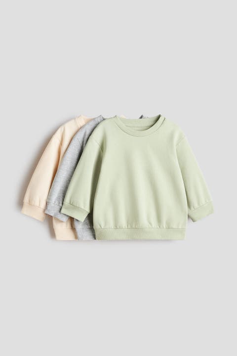 3-pack cotton sweatshirts