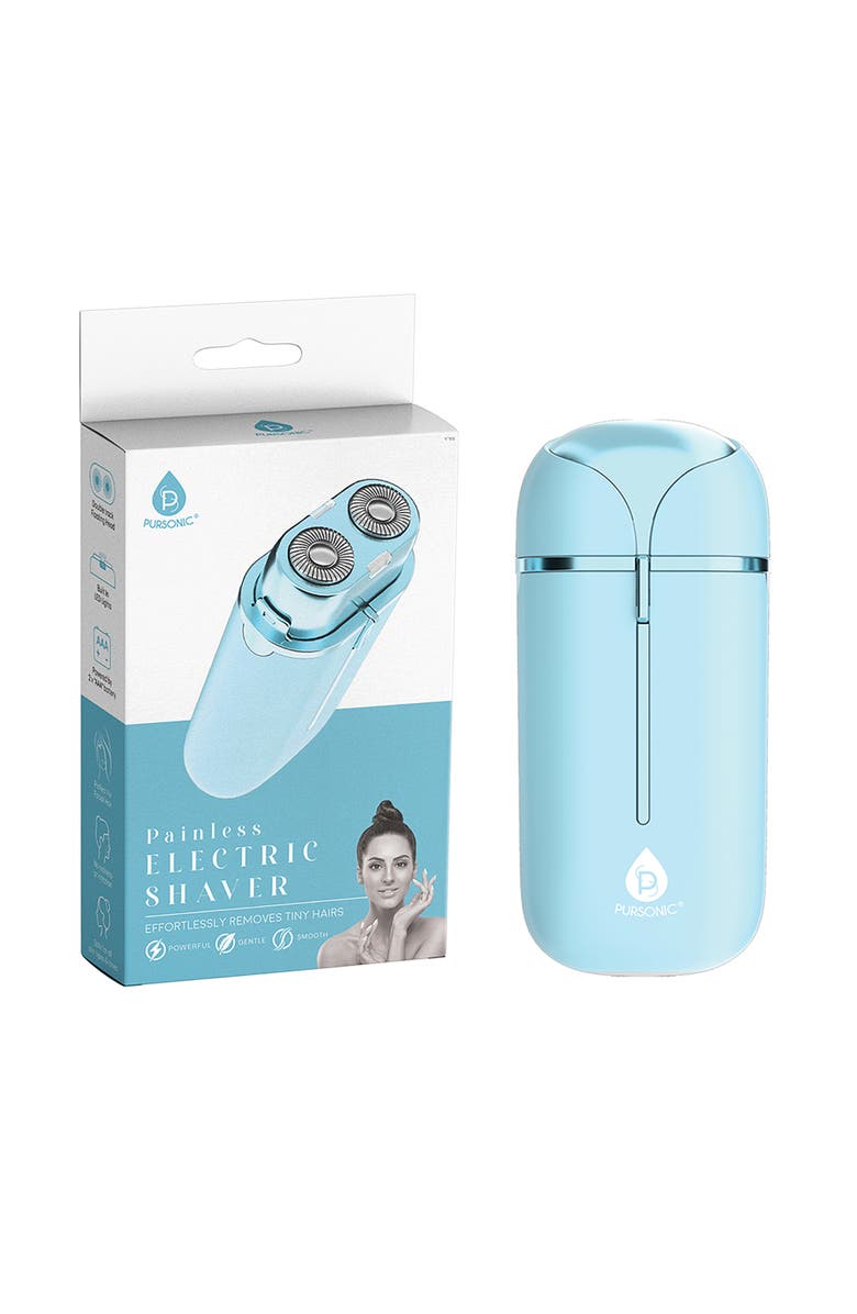 PURSONIC Painless Electric Shaver, Alternate, color, Blue