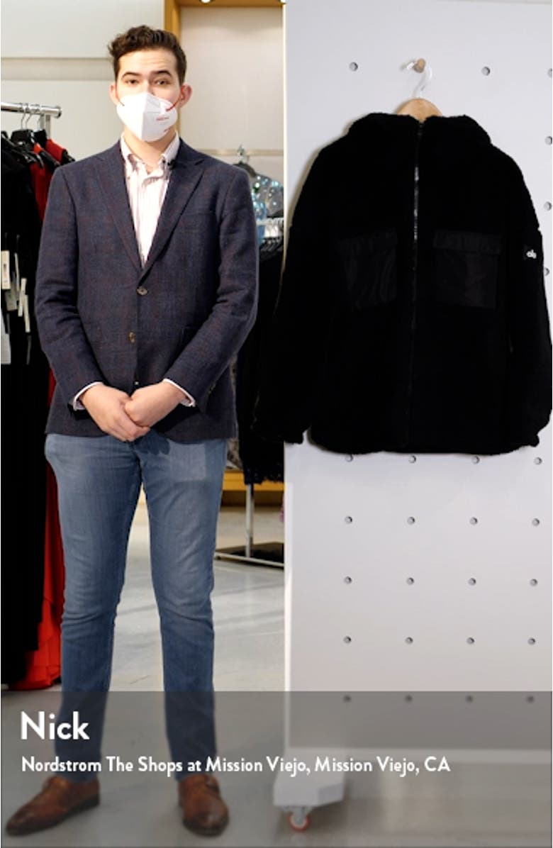 Chill Faux Fur Full Zip Jacket, sales video thumbnail