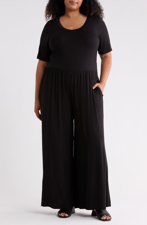 Knit Wide Leg Jumpsuit