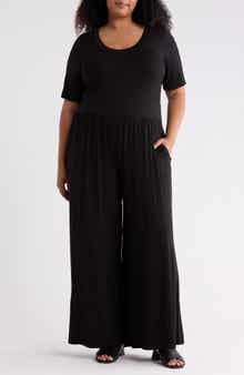 Knit Wide Leg Jumpsuit