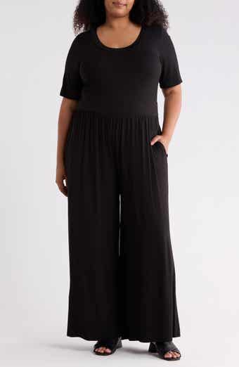 Knit Wide Leg Jumpsuit