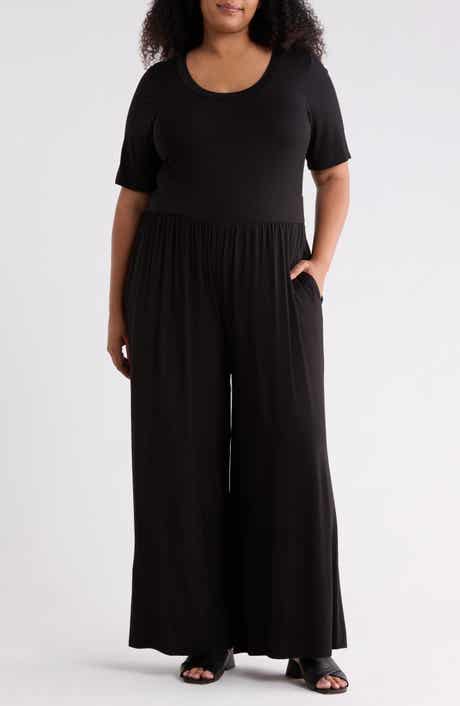 Knit Wide Leg Jumpsuit