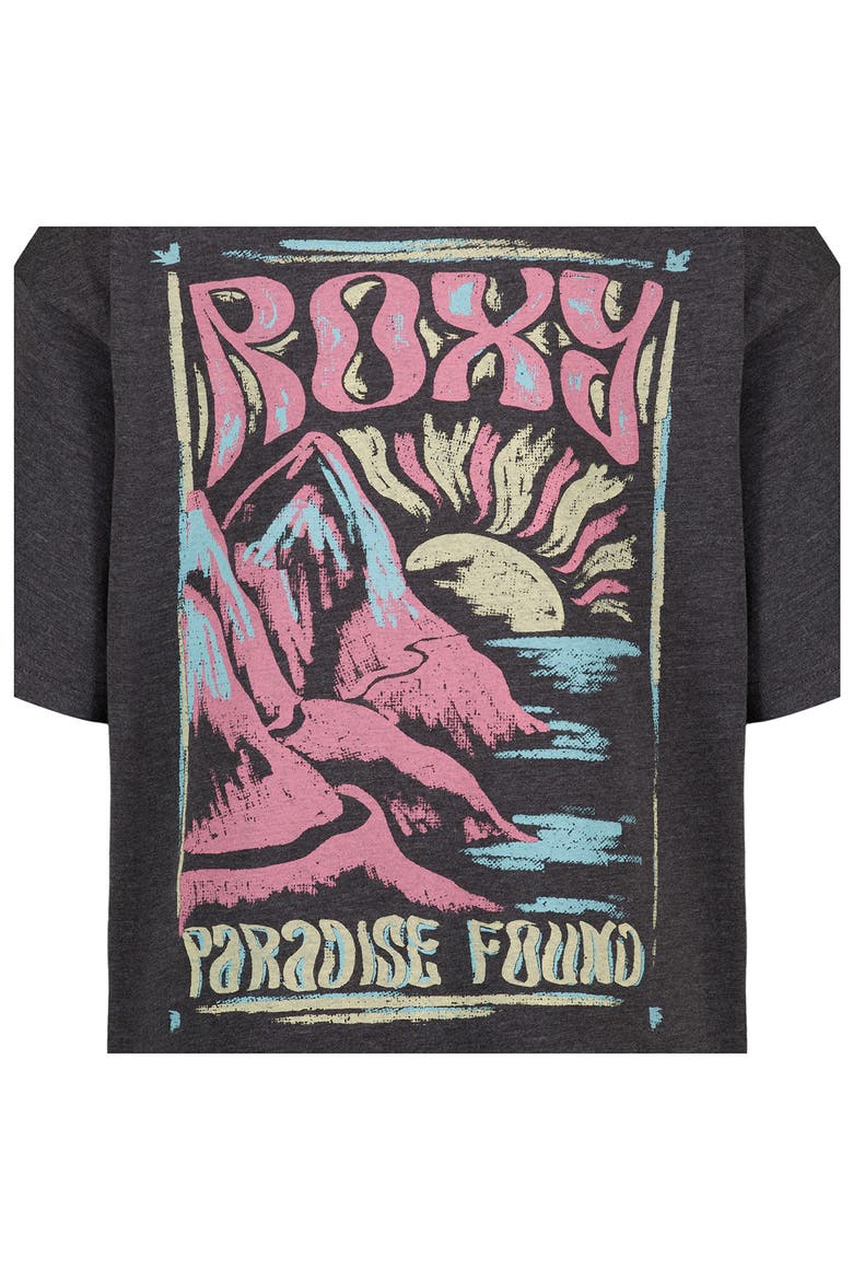Kids' Paradise Found Oversize Graphic T-Shirt, Alternate, color, PHANTOM HEATHER