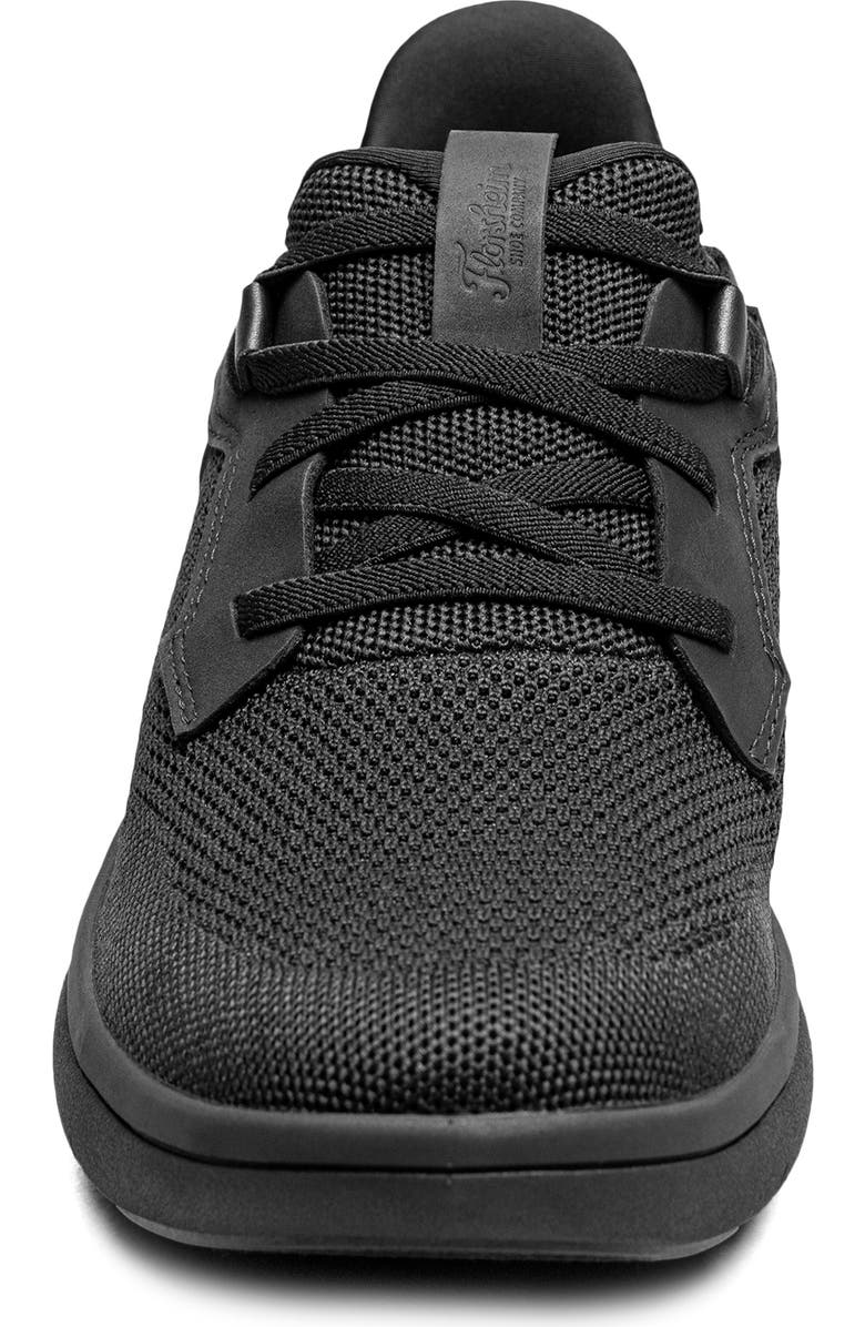 Florsheim Fleet Knit Elastic Sneaker, Alternate, color, Black