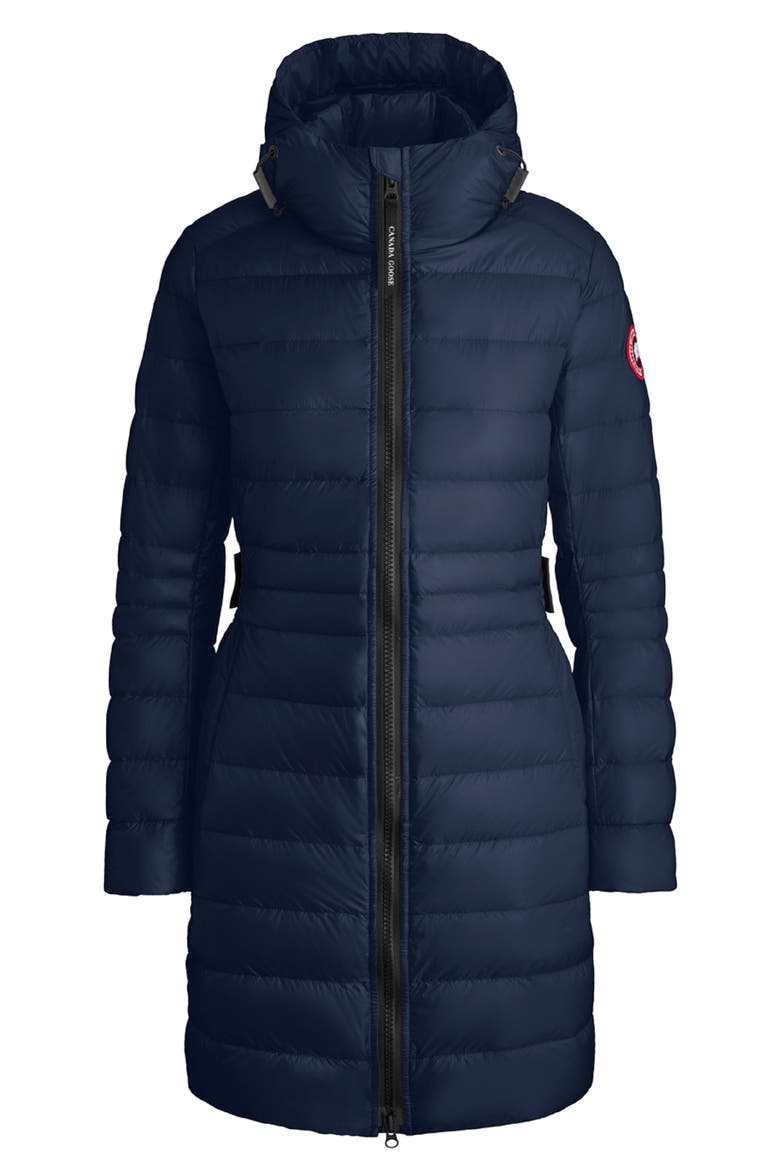 Cypress Packable Hooded 750-Fill-Power Down Puffer Coat, Alternate, color, ATLANTIC NVY-BLEU MAR ATLAN