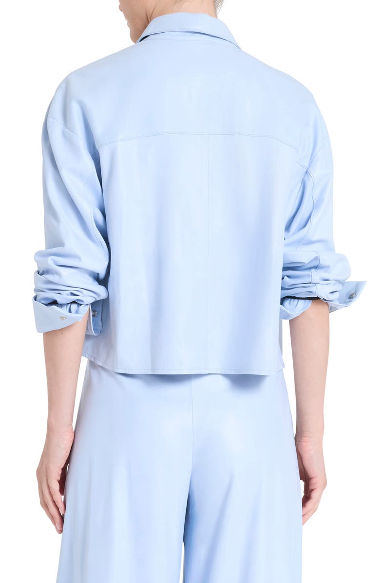 TWP Little Big Joe Leather Jacket, Alternate, color, Kentucky Blue