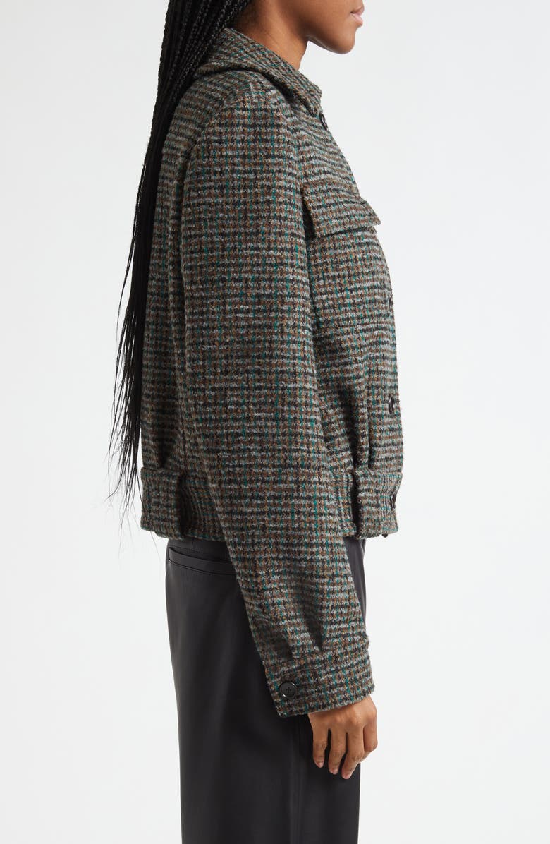 A.L.C. Chase Jacket, Alternate, color, Cognac/ Forest